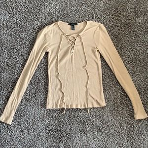 Lace Up Shirt